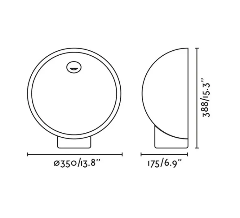 Lampe*Faro Lampe à poser, d'extérieur, Gaia, , IP55, LED, 2700K, 214 lm, L35cm, H35cm - beige