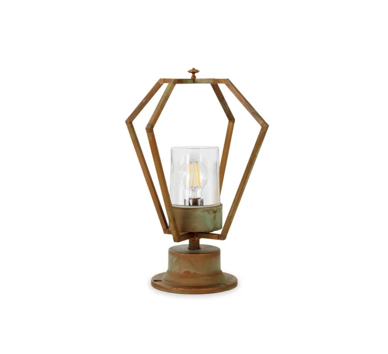 Lampe*Moretti Luce Lampe à poser, d'extérieur, Gemstone 3464, , IP44, L28cm, H38,5cm - Laiton vieilli