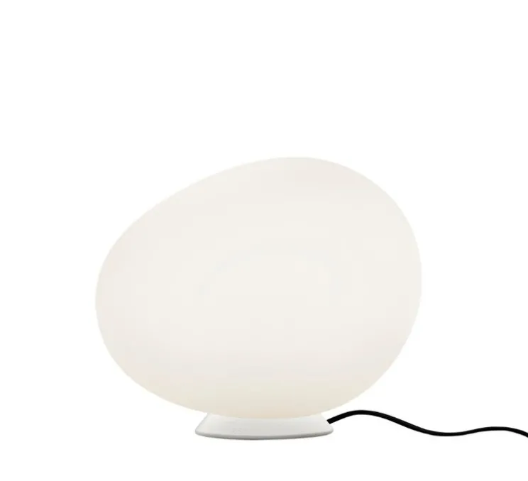 Lampe à poser, d'extérieur, Gregg Outdoor media, blanc, IP65, L31cm, H27cm - Foscarini