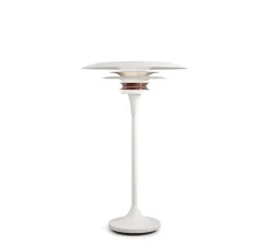 Lampe*Belid Lampe à poser, Diablo, , Ø30cm, H48,4cm - blanc et rose gold