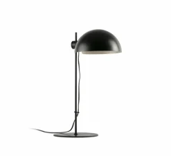 Lampe à poser, Dominica, noir mat, Ø25cm, H53cm - Faro