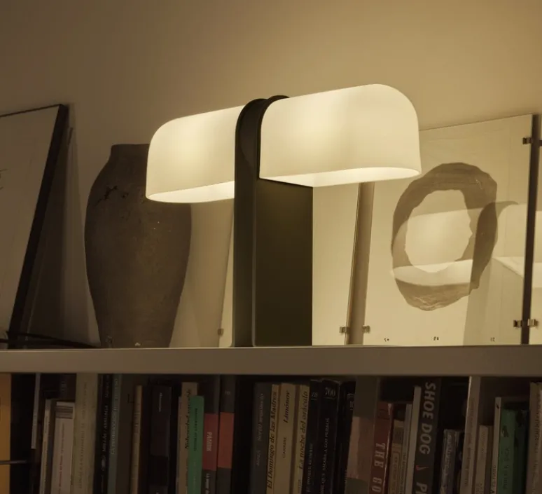 Lampe*Santa & Cole Lampe à poser, Duo, , L35,8cm, H27,5cm - blanc