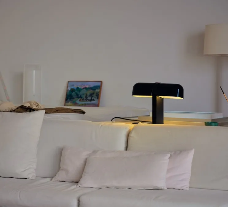 Lampe à poser, Duo, noir, L35,8cm, H27,5cm - Santa & Cole