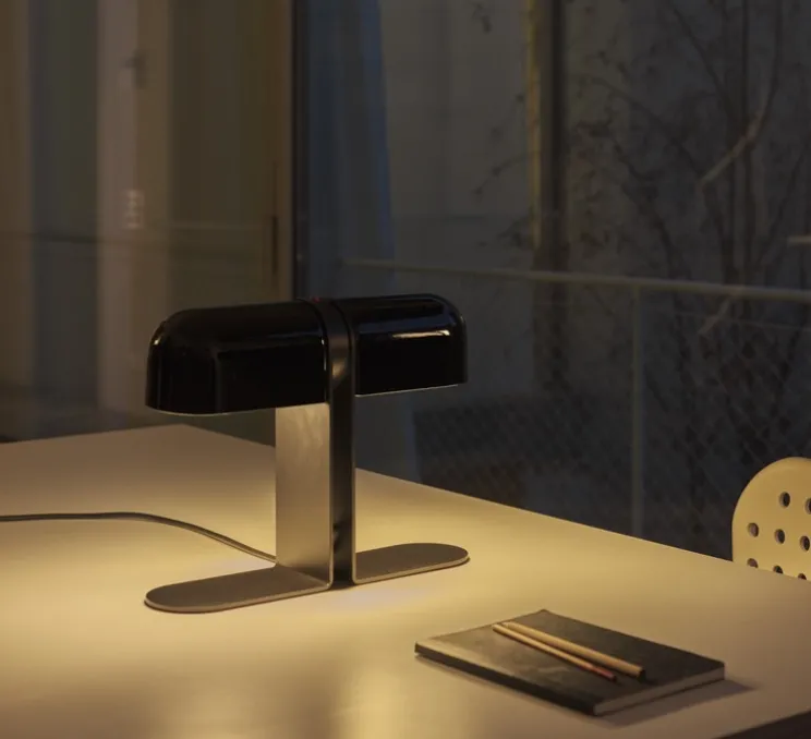 Lampe à poser, Duo, noir, L35,8cm, H27,5cm - Santa & Cole