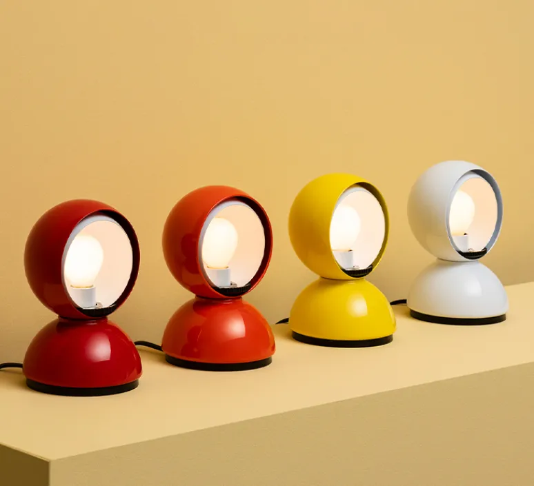 Enfants|Lampe*Artemide Lampe à poser, Eclisse, , Ø12cm, H18cm - jaune