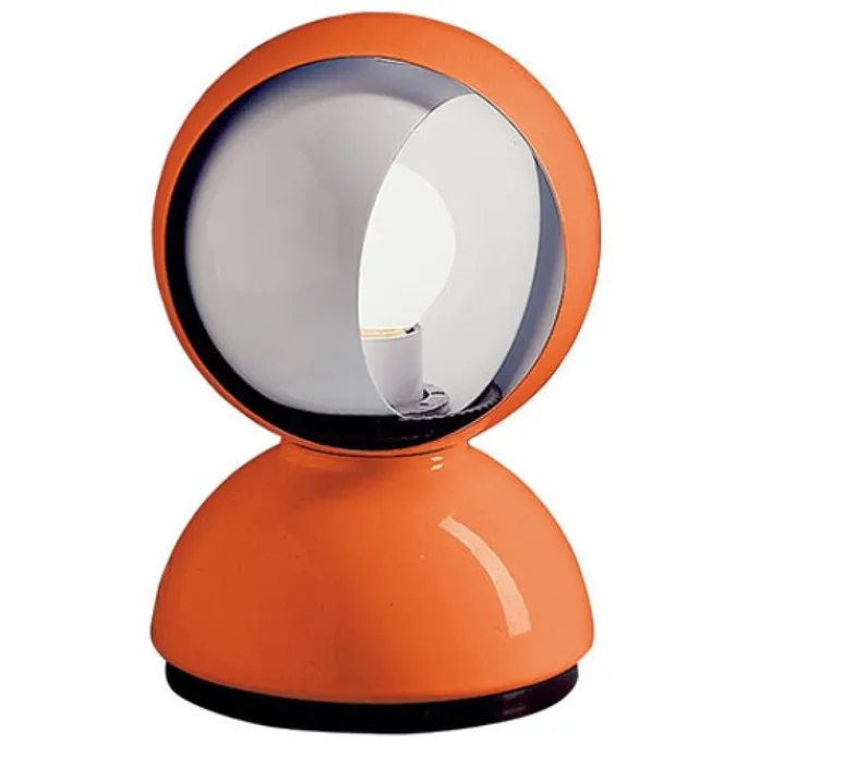 Lampe*Artemide Lampe à poser, Eclisse, , Ø12cm, H18cm - orange