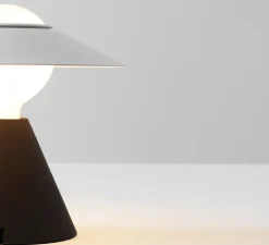Lampe à poser, Fante, noir, Ø30,1cm, H28cm - Stilnovo