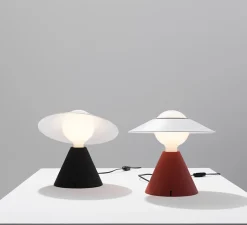 Enfants|Lampe*Stilnovo Lampe à poser, Fante, , Ø30,1cm, H28cm - rouge