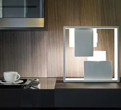 Lampe*Artemide Lampe à poser, Fato, , H35cm, L35cm - blanc