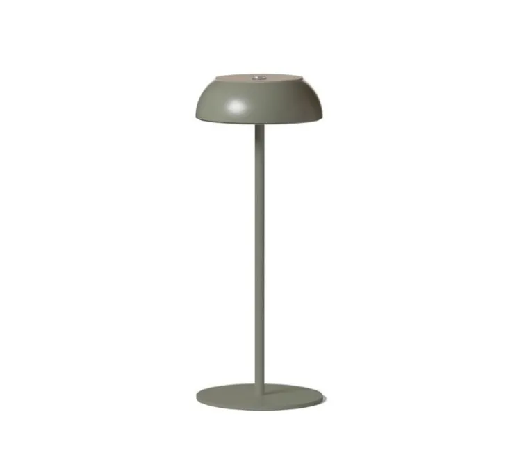 Lampe à poser, Float, vert béton, gris béton, IP55, LED, dim, 2700K, 200 lm, Ø13,5cm, H34,7cm - Axolight