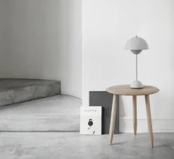 Lampe à poser, FlowerPot VP3, gris mat, Ø23cm, H50cm - Andtradition