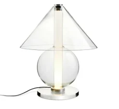 Lampe*Marset Lampe à poser, Fragile, , LED, dim, 2200K, 226 lm, Ø30,5cm, H35cm - transparent