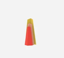Enfants|Lampe*Matière Grise Lampe à poser, FRAGMENT, , L25,5cm, H57,6cm - Jaune poussin, Rose, Corail