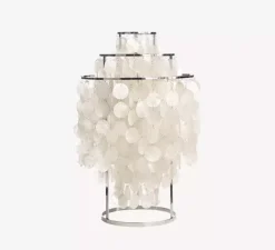 Lampe à poser, Fun 1TM, nacre, blanc, Ø40cm, H65cm - Verpan