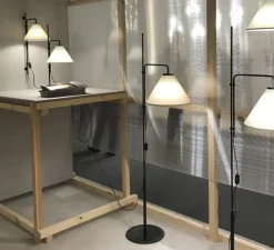 Lampe*Marset Lampe à poser, Funiculi Fabric, , LED, H61,4cm - noir, sable