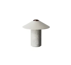 Lampe à poser, Futé 180, céramique naturelle, LED, dim, 2700K, Ø18cm, H17,2cm - Lyfa
