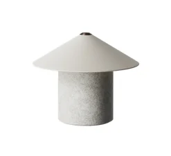 Lampe*Lyfa Lampe à poser, Futé 350, , LED, dim, 2700K, Ø35cm, H28,4cm - céramique naturelle