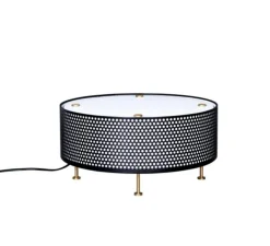 Lampe à poser, G50 L, noir et blanc, Ø35cm, H22,5cm - Sammode