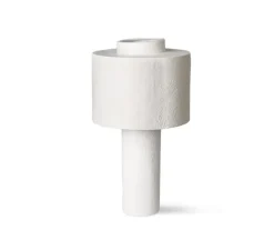 Lampe à poser, Gesso, blanc mat, Ø28,5cm, H51cm - HK Living
