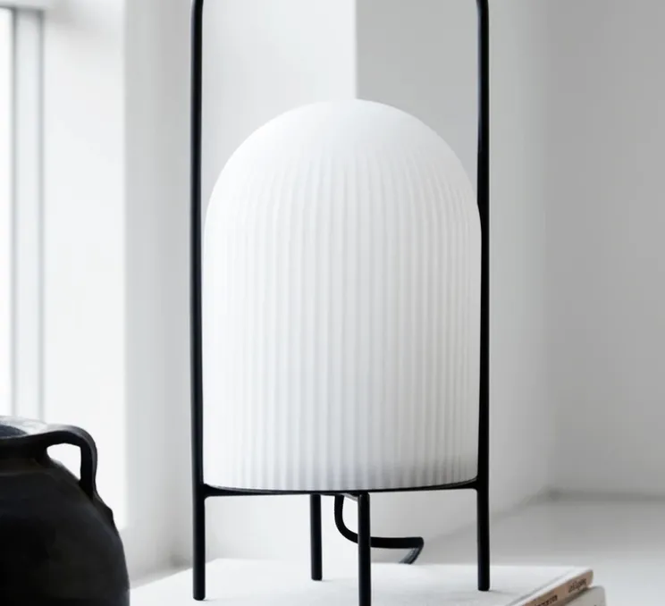 Lampe à poser, Ghost, blanc, Ø15cm, H38cm - WOUD