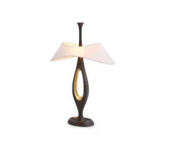Lampe à poser, Gianfranco, Gunmetal, laiton poli, L41,5cm, H63cm - Eichholtz