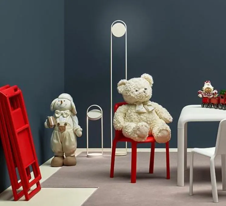 Lampe à poser, Giravolta 1799/50, blanc, LED, 3000k, 157lm, Ø15cm, H50cm - Pedrali