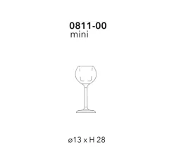 Lampe à poser, Glo mini, miroir rose or, Ø13cm, H28cm - Penta