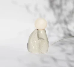 Lampe*Alice Lahana Studio Lampe à poser, Gloria, , L13,5cm, H35cm - Beige moucheté