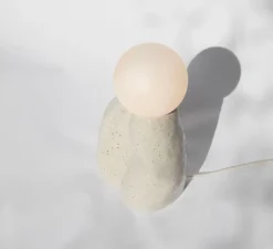 Lampe*Alice Lahana Studio Lampe à poser, Gloria, , L13,5cm, H35cm - Beige moucheté