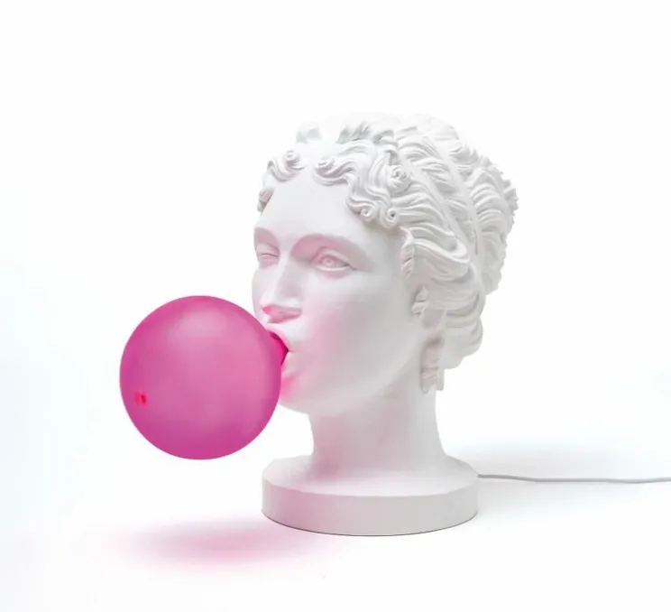 Lampe à poser, Grace Lamp, blanc, L21cm, H36cm - Seletti