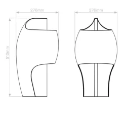 Lampe*DCW éditions Paris Lampe à poser, Grande B, , LED, dim, 2400K, 1800 lm, Ø27,6cm, H51cm - blanc