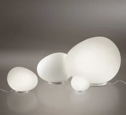 Lampe à poser, Gregg Midi, blanc et blanc, LED, 2700K, 830lm, L21cm, H17cm - Foscarini