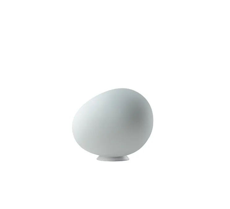 Lampe à poser, Gregg Midi, blanc et blanc, LED, 2700K, 830lm, L21cm, H17cm - Foscarini