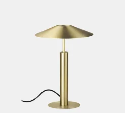 Lampe à poser, H, or mat, LED, 2700k, 534 lm, Ø28cm, H40cm - LEDs C4