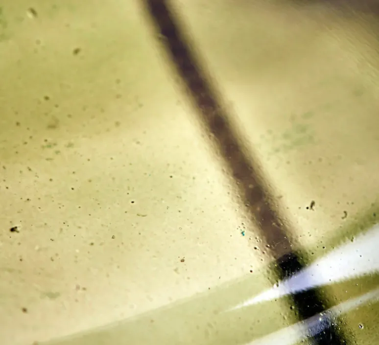 Lampe*House Doctor Lampe à poser, HDMatte, , Ø30cm, H68cm - Blanc et vert