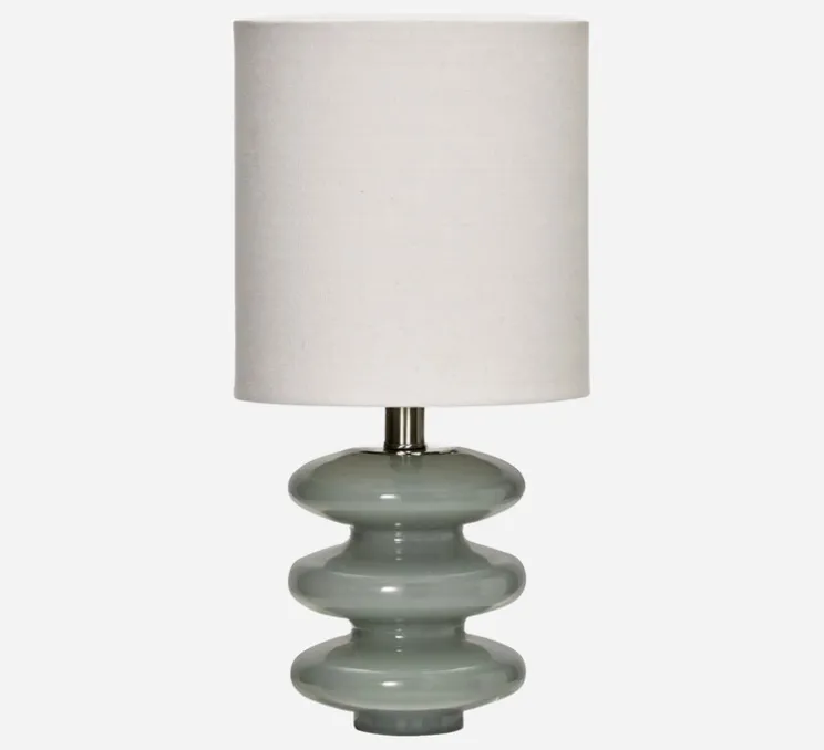 Lampe à poser, HDStep S, bleu clair et blanc cassé, Ø22,5cm, H45cm - House Doctor