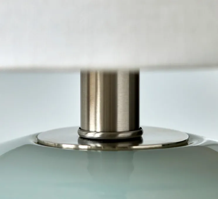 Lampe à poser, HDStep S, bleu clair et blanc cassé, Ø22,5cm, H45cm - House Doctor