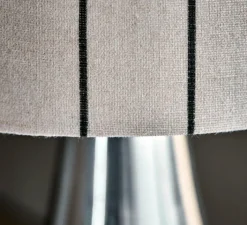 Lampe*House Doctor Lampe à poser, HDTulip, , Ø38cm, H20cm - blanc et argent