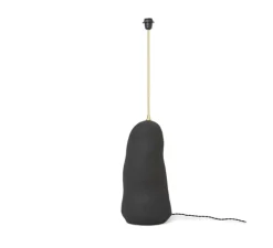 Lampadaire|Lampe*Ferm Living Lampe à poser, Hebe, abat-jour Eclipse, naturel et anthracite, Ø30cm, H128cm - beige, anthracite