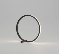 Lampe*ONOK Lampe à poser, Hoop Led Extérieur, , LED, 2700K, 915 lm, Ø50cm, H4cm - noir