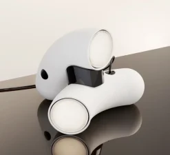 Lampe à poser, Hyphen Double, Porcelaine naturelle, L32cm, H25cm, 3000k, 2000lm - Darmes