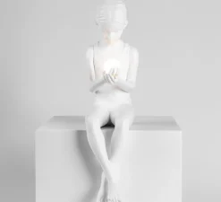 Enfants|Lampe*Seletti Lampe à poser, Innerglow Mini Girl, , L22cm, H49,5cm - blanc