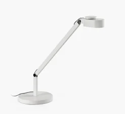 Lampe*Faro Lampe à poser, Inviting, , LED, dim, 2700K-4800K, 410 lm, L22cm, H86cm - blanc mat