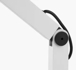 Lampe*Faro Lampe à poser, Inviting, , LED, dim, 2700K-4800K, 410 lm, L22cm, H86cm - blanc mat