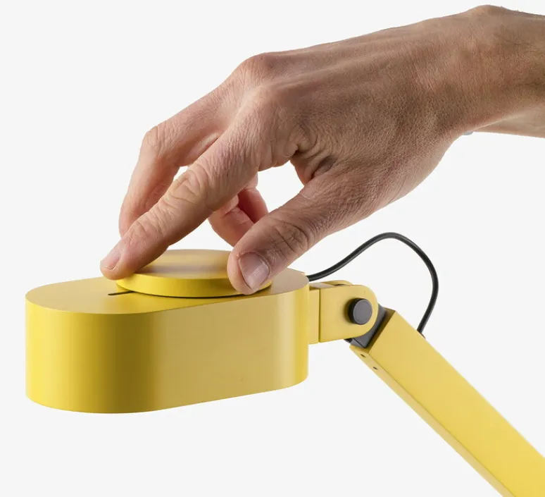 Lampe*Faro Lampe à poser, Inviting, , LED, dim, 2700K, 410 lm, L22cm, H86cm - jaune