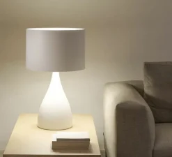 Lampe à poser, Jazz 1333, beige, Ø45cm, H72,5cm - Vibia