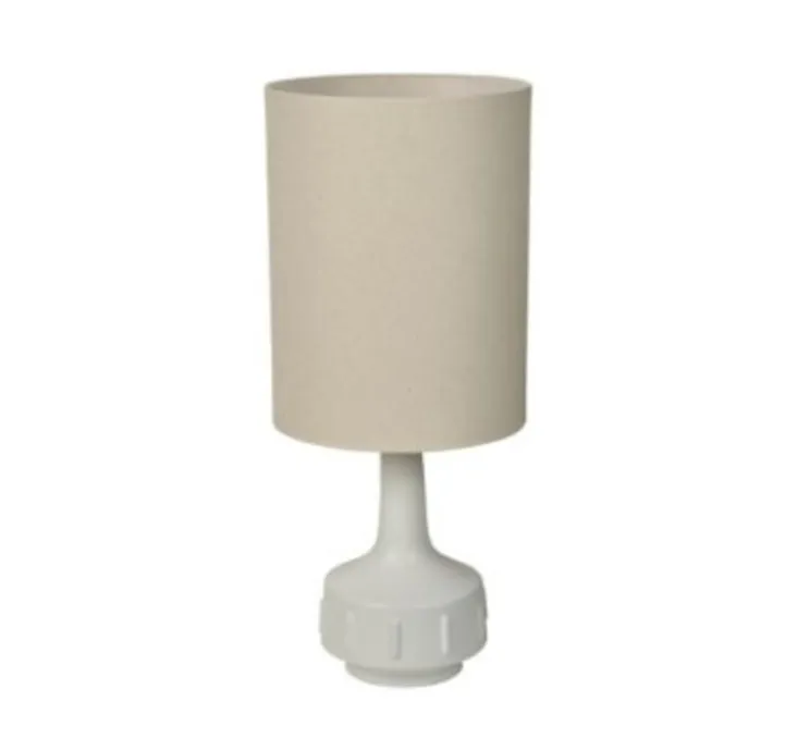 Lampe à poser, Jimmy L, blanc, Ø32cm, H83cm - Market Set