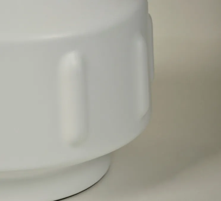 Lampe à poser, Jimmy L, blanc, Ø32cm, H83cm - Market Set