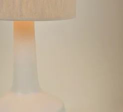 Lampe à poser, Jimmy XL, blanc, Ø36cm, H121cm - Market Set