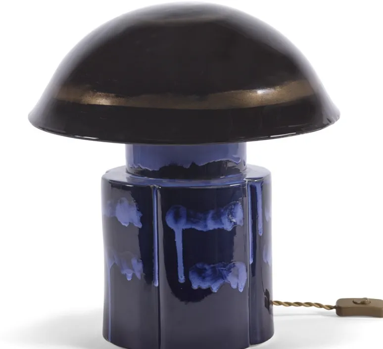 Lampe*Serax Lampe à poser, John, , L36cm, H40cm - bleu foncé